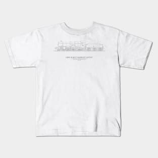 G.W.R. 4074 Caldicot Castle Kids T-Shirt